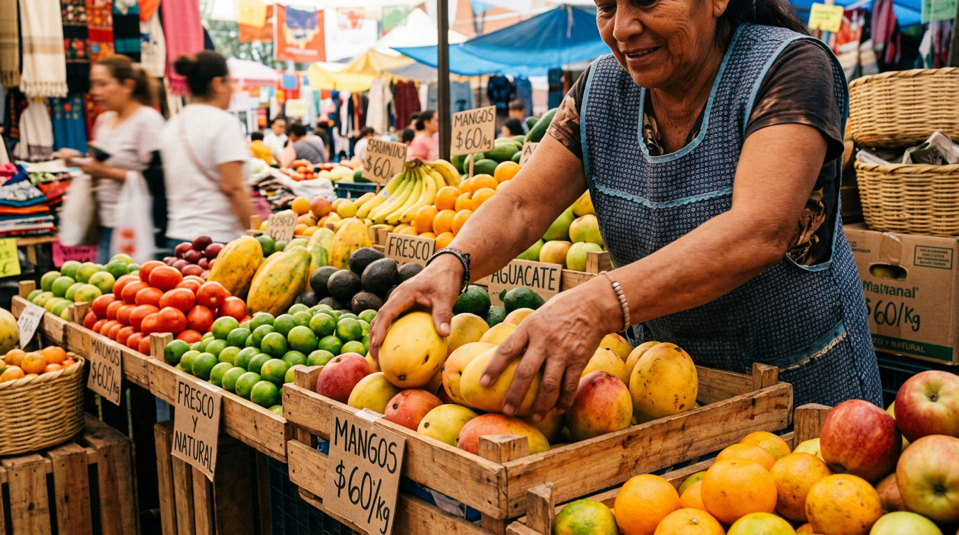Comerciantes en tianguis de MH