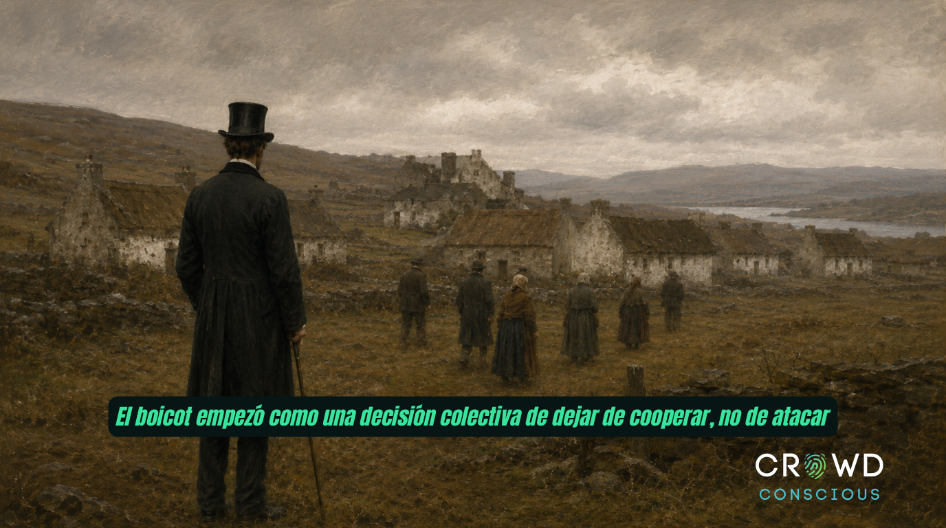 El boicot empezó como una decisión colectiva de dejar de cooperar, no de atacar.