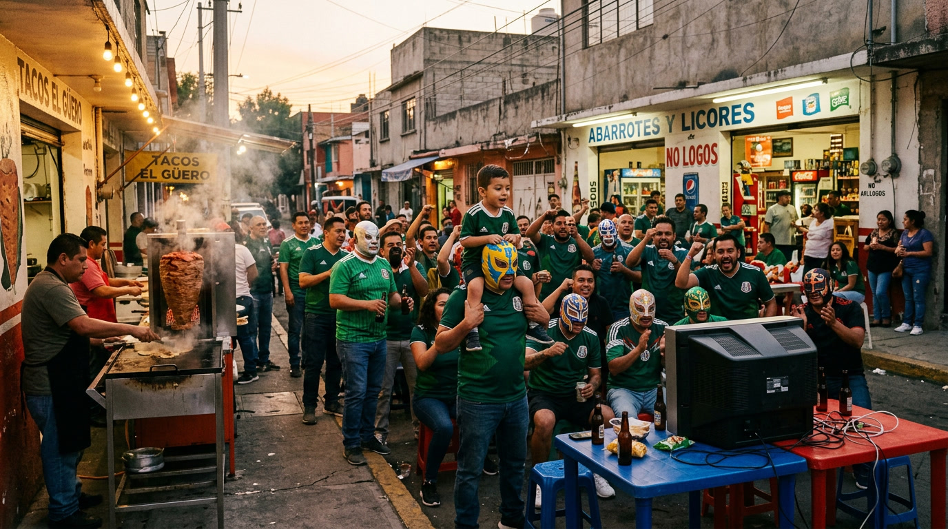 Quedamos fuera del estadio, así que la ciudad entera se volvió pantalla