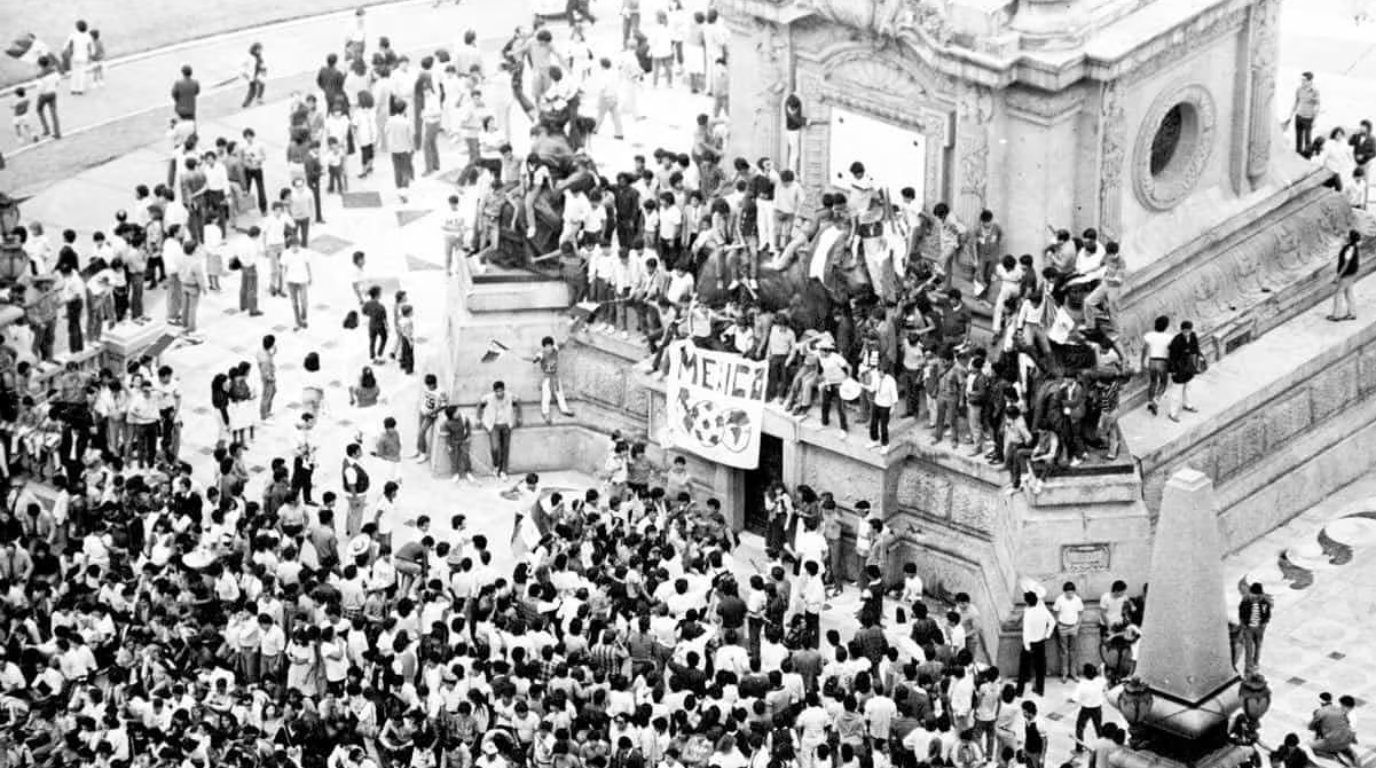 foto de archivo de los festejos de 1970
